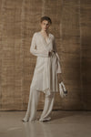 Mutedance 25 Spring/Summer Silk Wide-Leg Double-Layered Pants MD-MD25SS88-HOARY